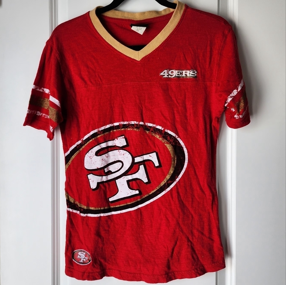 Team Apparel Girls San Francisco 49ers Jersey Top Size XL